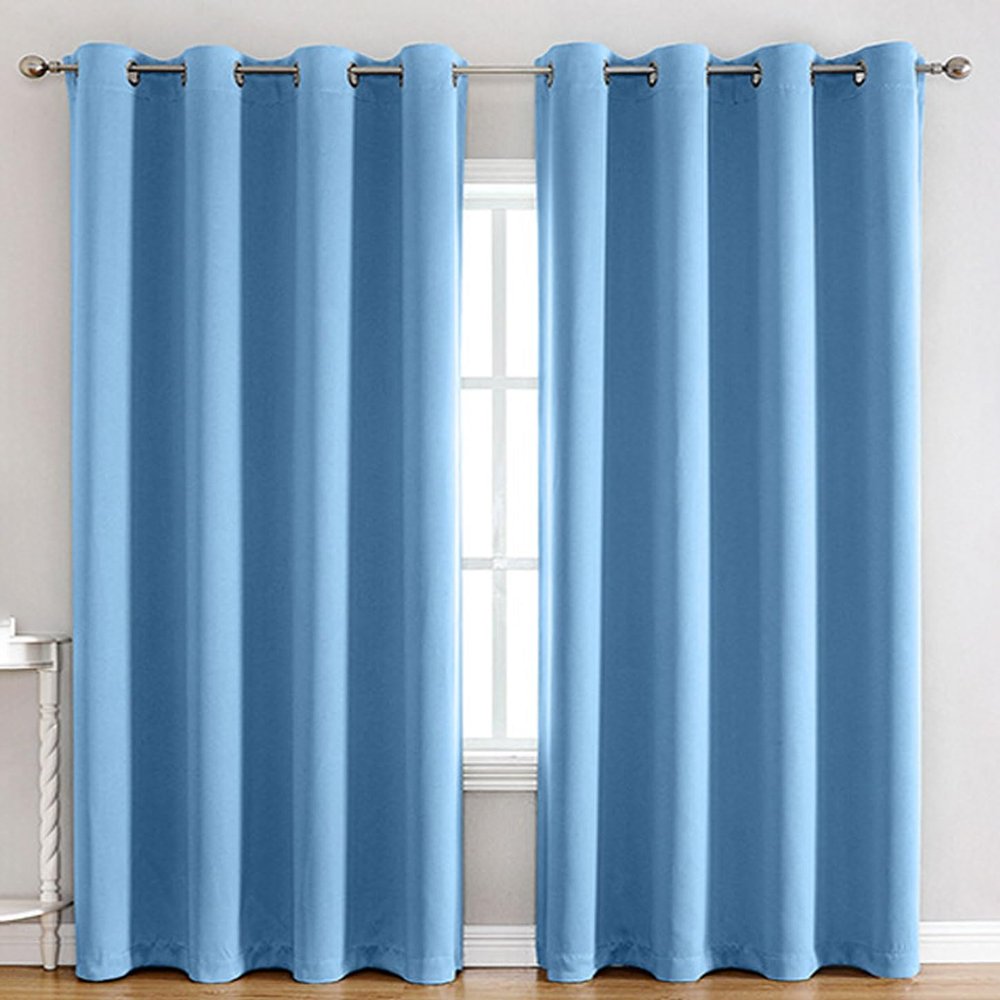 Blackout Curtain H180 x W100 cm, 1 Panel, with Grommets