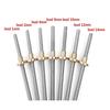 1-Piece T8 Trapezoidal Lead Screw, 100/150 mm, 8 mm Thread, 1/2/4/8/10/12/14 mm Lead, with Brass Nut (T8-10 mm, 150 mm) view 2