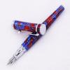 XMKT Fountain Pen, Maple Leaf, Blue-Red, Fine Nib, Stylish Writing, Gift, Pen, Office, Home, School Supplies view 3