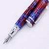 XMKT Fountain Pen, Maple Leaf, Blue-Red, Fine Nib, Stylish Writing, Gift, Pen, Office, Home, School Supplies view 4