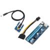 Hapivida PCI-E to PCIe 16x Extender Adapter with SATA Power Connector, 4 Solid-State Capacitors, 6-Pin DC-DC Interface, and Flexible USB Cable for Multi-GPU Setups view 1