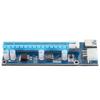 Hapivida PCI-E to PCIe 16x Extender Adapter with SATA Power Connector, 4 Solid-State Capacitors, 6-Pin DC-DC Interface, and Flexible USB Cable for Multi-GPU Setups view 2