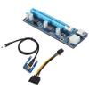 Hapivida PCI-E to PCIe 16x Extender Adapter with SATA Power Connector, 4 Solid-State Capacitors, 6-Pin DC-DC Interface, and Flexible USB Cable for Multi-GPU Setups view 3