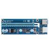Hapivida PCI-E to PCIe 16x Extender Adapter with SATA Power Connector, 4 Solid-State Capacitors, 6-Pin DC-DC Interface, and Flexible USB Cable for Multi-GPU Setups view 4