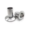 IDGTTLDF 1pc KF40 Vacuum Clamp Hose Barb OD 8mm 304 Stainless Steel Flange Adapter Pipe Fitting view 3