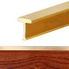 YHNNH 1-Piece Gold Brass Floor Transition Strip, 100 cm, for a Smooth Connection Between Wood and Tile Joint (8 × 5 mm) view 1