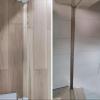YHNNH Aluminum Threshold Strip, 42/54 mm Wide, Waterproof Door Edge Strip for Uneven Floors, Seamless Transitions (183 cm, 54 mm) view 2
