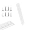 Befun 2PCS Rectangular Ventilation Grilles, White Aluminum, 80 x 400 mm view 1