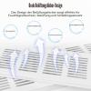 Befun 2PCS Rectangular Ventilation Grilles, White Aluminum, 80 x 400 mm view 4