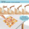 Cotton and Microfiber Dish Towels, 6-Pack, Cute Hand-Drawn Halloween Pattern, 27.9 x 27.9 cm view 4