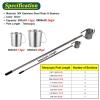 Telescopic Water Sampler, 500/1000 mL Stainless Steel 304 Swing-Cup Dipper (1.17–4 m/3.8–13.1 ft, 1000 mL) view 2