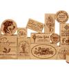 Personalized Logo Stamp, Large Rubber Stamp, 2.5–20.3 cm view 1