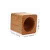 Wooden Cube-Shaped Phone Stand with Natural Passive Sound Amplification view 2