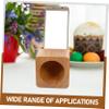 Wooden Cube-Shaped Phone Stand with Natural Passive Sound Amplification view 4