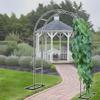 Metal Garden Pergola Arbor, Climbing Plant Trellis Arch for Weddings and Floral Decor, Wide Design, 200 x 200 cm and 120 x 200 cm view 1