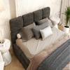 FurnitureByJDM Upholstered Bed 180 x 200 cm with Storage view 4