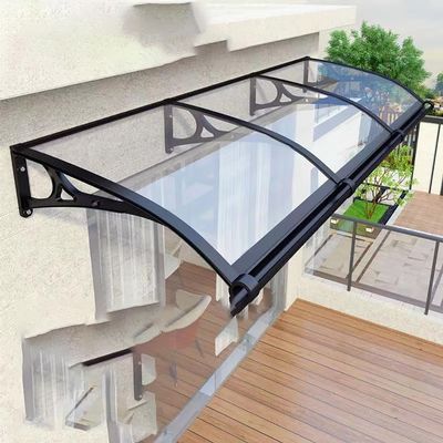 LPAGOLMIX Rain Protection Door Canopy, Outdoor Porch Awning, Waterproof/UV Protection, 60 x 80 cm