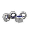 DeVow DIN 985 Left-Hand Thread Nylon Lock Nuts M14×2.0, A2 Stainless Steel, 4-Pack view 3