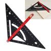 OVAQUIXI Adjustable Aluminum Carpenter Square with Double-Sided Scale view 3