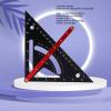 OVAQUIXI Adjustable Aluminum Carpenter Square with Double-Sided Scale view 4