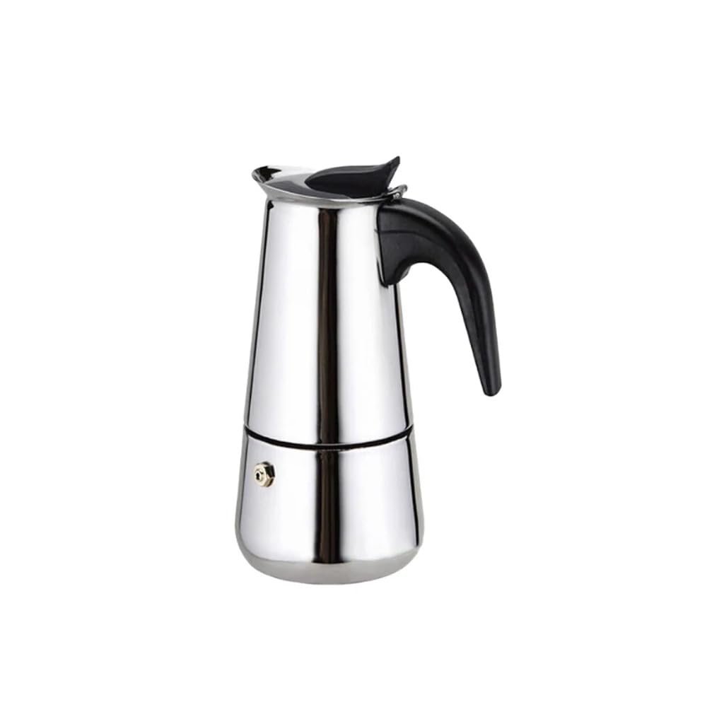 Emeco Stovetop Espresso Maker, 9 Cups, Silver