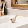 FUNNETOYU Portable Vintage Jewelry Box with Enamel Bird Motif view 4