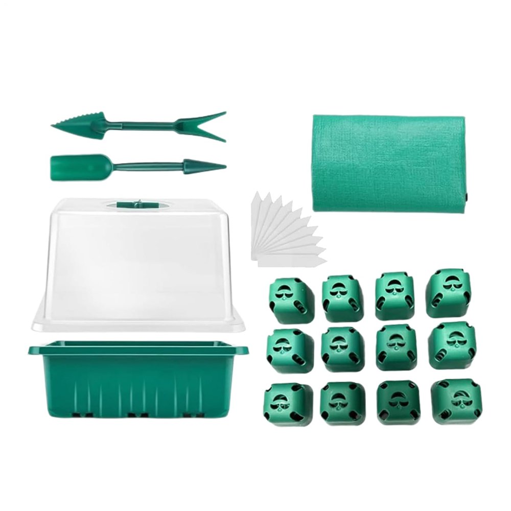 Seed Starter Trays with Ventilated Humidity Domes