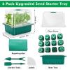Seed Starter Trays with Ventilated Humidity Domes view 2