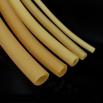 Highly Elastic Natural Latex Rubber Tubing, Elastic Surgical Tube, 1.612 mm Inner Diameter, Yellow, 1 m/5 m Length (5 m x ID 6 mm x OD 10 mm)