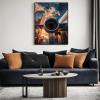 Airplane Paint by Numbers Kit, 80 x 60 cm, 36 Acrylic Colors view 2