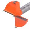 CHICIRIS Carbide Hinge Hole Opener Woodworking Drill Bit, 50 mm, Yellow + Silver view 2