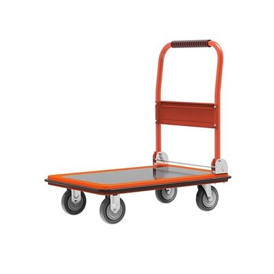 XUEQIZHENG Foldable Flatbed Hand Cart, Lightweight, Quiet, L