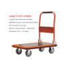 XUEQIZHENG Foldable Flatbed Hand Cart, Lightweight, Quiet, L view 2