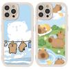 Stradvnaly 2-Pack Cases for Samsung Galaxy S24 FE 6.7", Cute Capybara Cartoon Silicone TPU Covers view 1