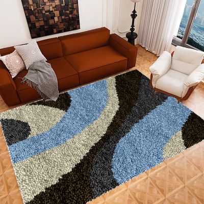 Laegnfho Latch Hook Rug Kit, 69 x 102 cm