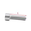 UZAMIRLEX Flat-Head Hex Socket Screws, 304 Stainless Steel, M1.6–M8 (M2 x 10 mm, 100 pcs) view 2