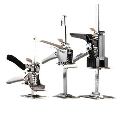 TIEOAXFT Stainless Steel Cabinet Board Jack, Portable Arm Lifter, Tile Height Adjuster, Lifting Tool, Labor-Saving Hand Lifter (L)