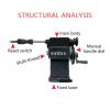 Manual Hand Coil Winding Counter, Multipurpose Winding Tool, Max. Diameter 150 mm view 4