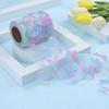 Jhdwu 10 Yards 60/80 mm Colorful Gradient Organza Ribbon with Butterflies view 2