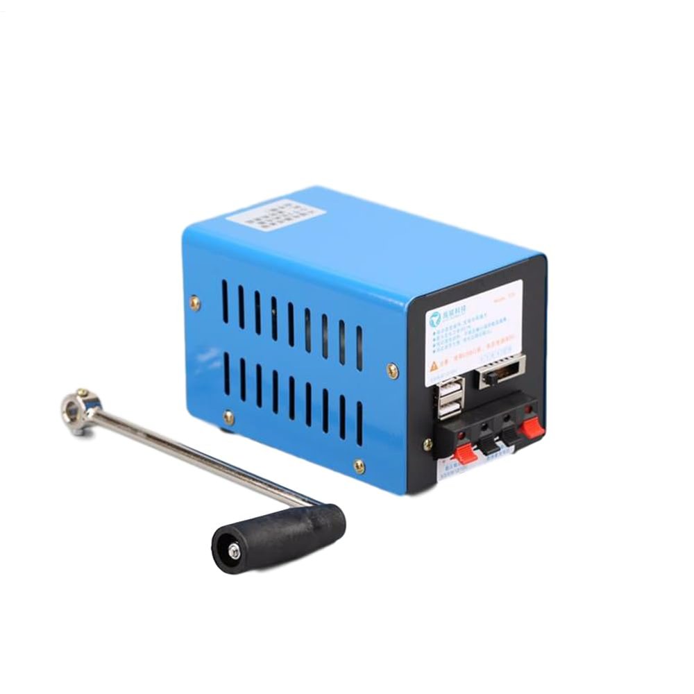 Hand-Crank Generator, 20 W, High Crankshaft Charger, 20.00 RPM