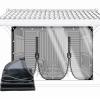 CAQXAQP Transparent PVC Tarp 1.8 x 3.4 m, 0.5 mm, 600 g/m², with Zipper view 1