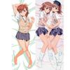 A Certain Scientific Railgun Mikoto Misaka Dakimakura Cover, Double-Sided, 160 x 50 cm view 1