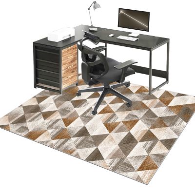 PaGuvFng Anti-Slip Office Chair Mat, 120 x 130 cm
