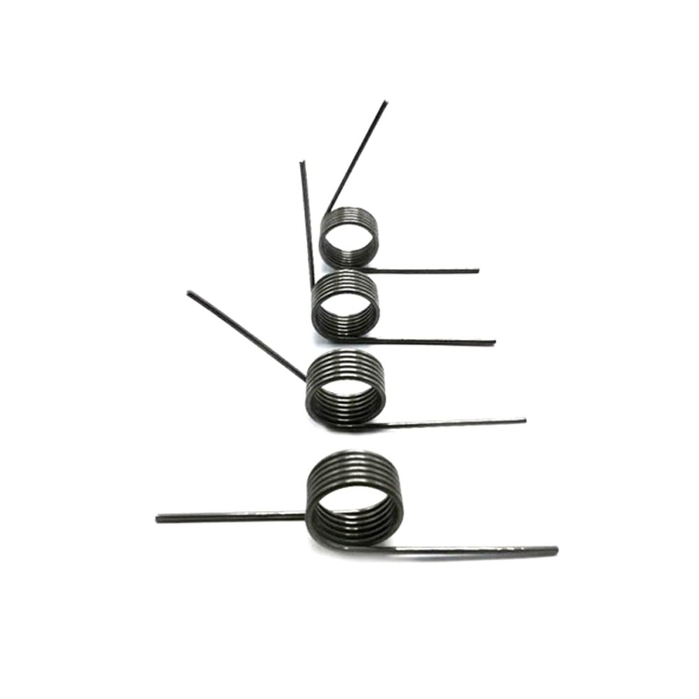 V-Shaped Steel Compression Spring, 2-Pack V-Spring Torsion, Small Torsion Spring, 180/120/90/60 Degrees, 1.5 mm Wire, 2 pcs (8 mm OD, 120 Degrees, 6 Turns)