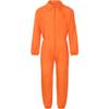 Fituenly Adult Prisoner Jumpsuit with Letter Print, Zipper, Long Sleeves and Lapel Collar view 1
