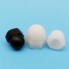 DIN 1587 Nylon Hex Cap Nuts, M3–M16, Black/White, 5/10/50 pcs view 3
