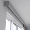 3-in-1 Curtain Track with Valance, Adjustable, Gray, 1 m view 1