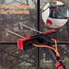 Extendable Window Cleaning Pole 5.4 m/18 ft with Hose Brush for Large Vehicles, Trucks and Roofs view 2
