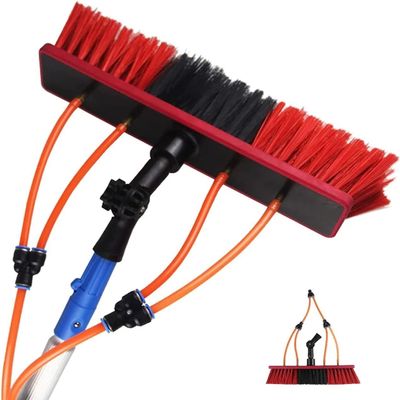 6 m Telescopic Water-Fed Window Cleaning Pole with 50 cm Brush