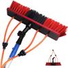 6 m Telescopic Water-Fed Window Cleaning Pole with 50 cm Brush view 1